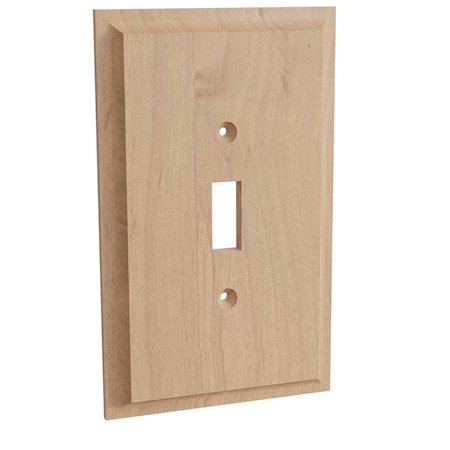 Designs Of Distinction Single Light Switch Plate - Alder 01450001AL1